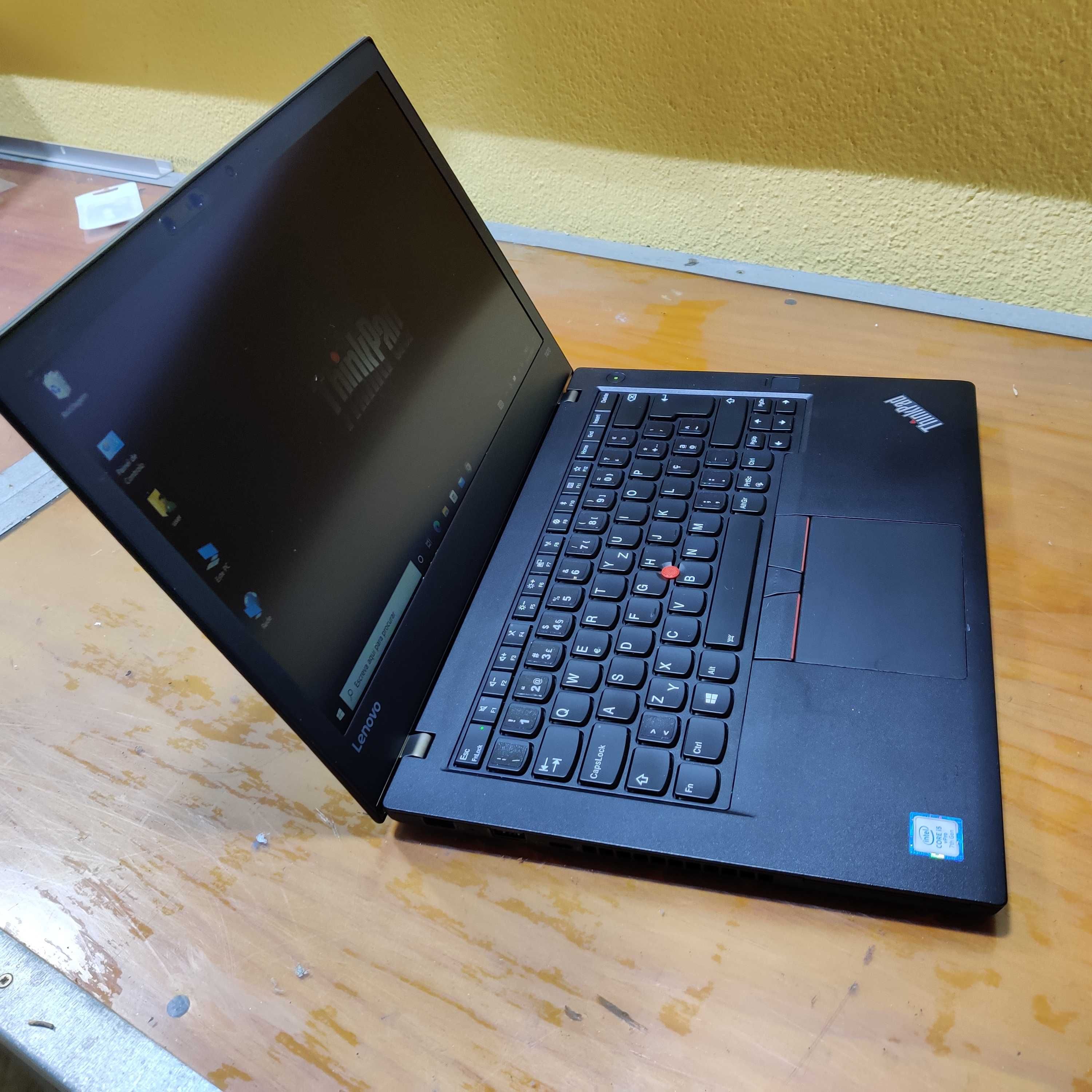 Portátil LENOVO THINKPAD T470 touchpanel i5-7300u 256GB SSD 8gb raM