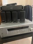 Sistema de som Sony 5.1 com amplificador