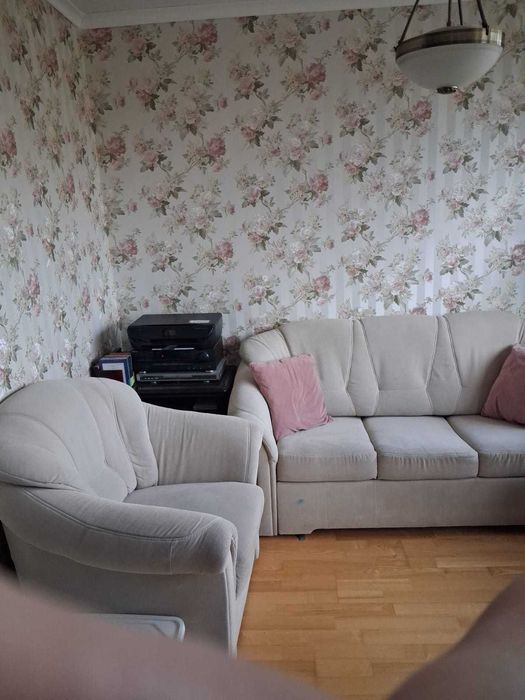 Kanapa z funkcją spania + Fotel