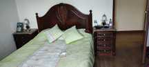 Cama de casal usada e em bom estado