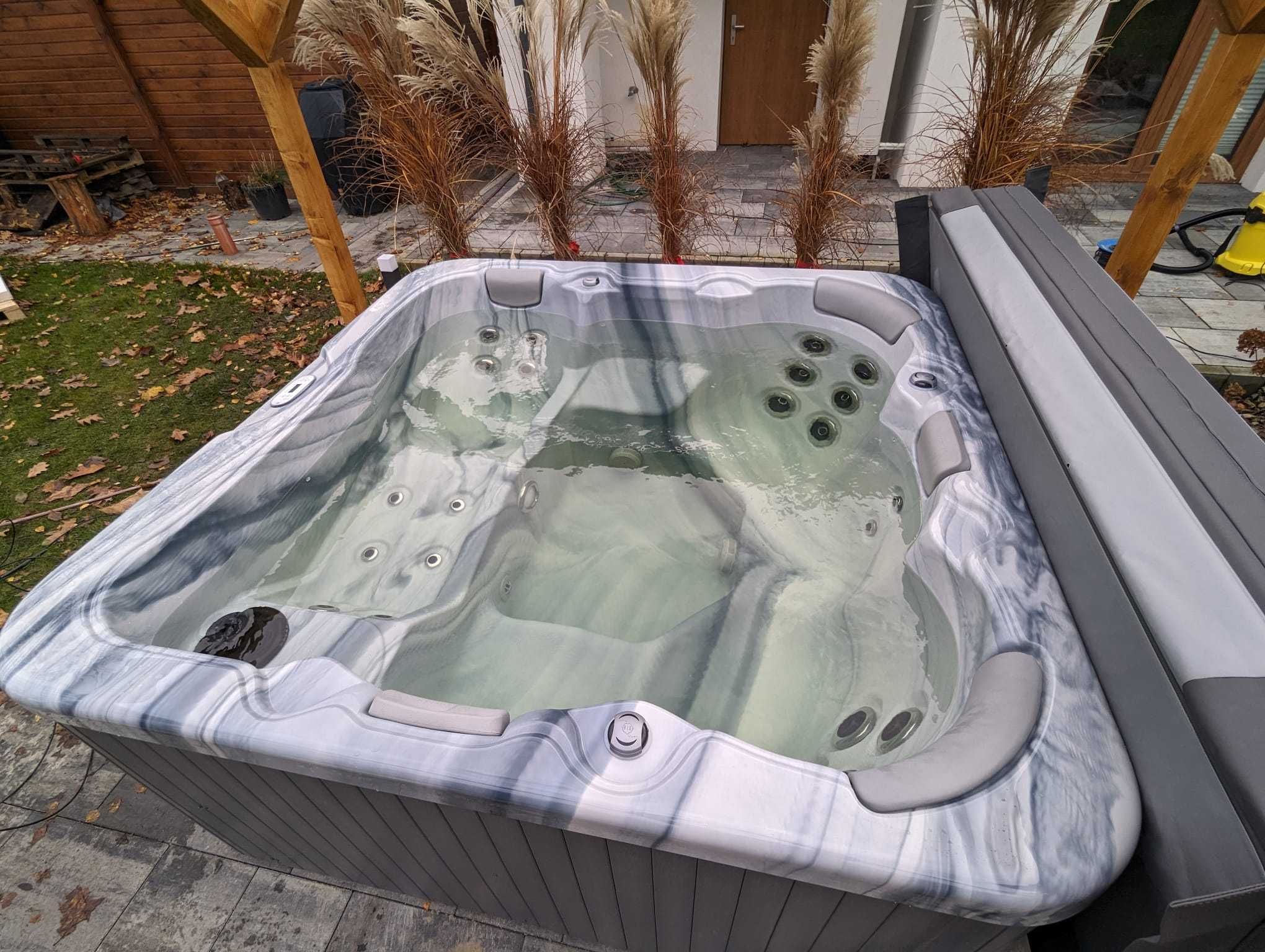 PROMOCJA!!  Spa ogrodowe jacuzzi VISKAN LÄRKÖ, 6 os., 26 dysz masażu!!