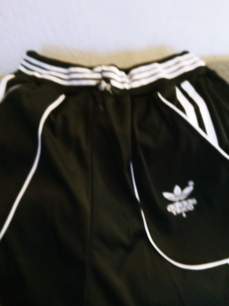 dresy damskie czarne adidas M proste