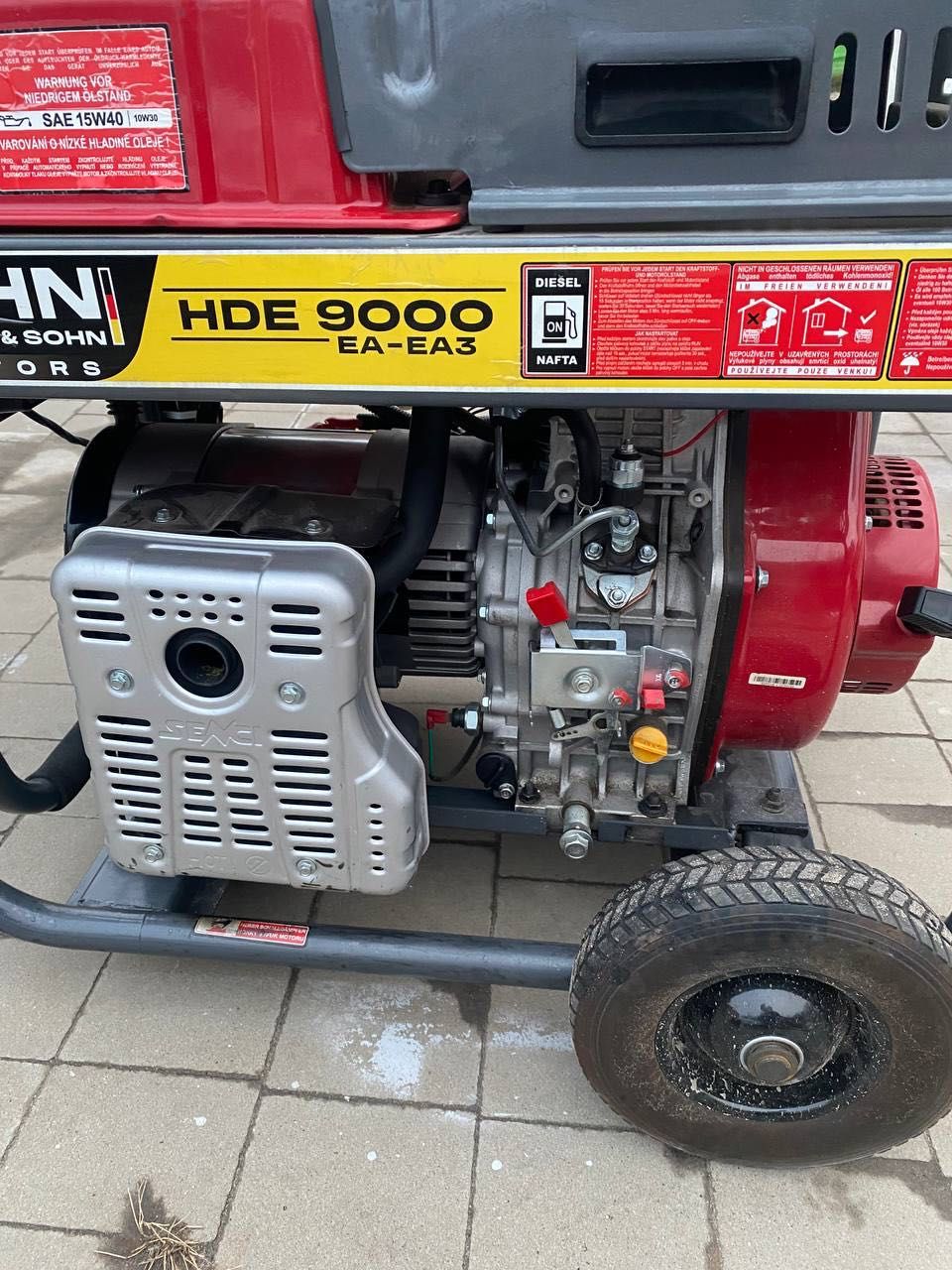 Дизельный генератор 7 кВт HAHN&SOHN HDE 9000 EA-EA3