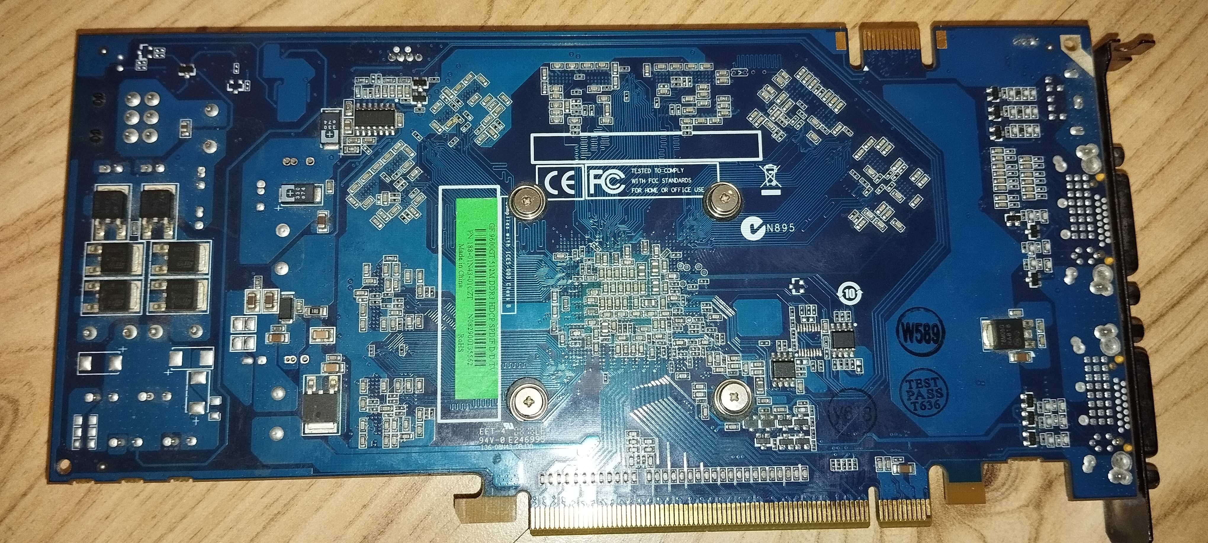 Відеокарта Nvidia geforce 9600 gt 512 mb, intel Е6400, материнка плата