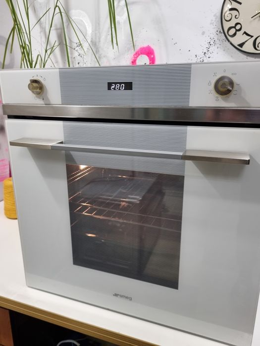 ТОП Smeg Italy біла духова шафа духовка пічка печка духовой шкаф