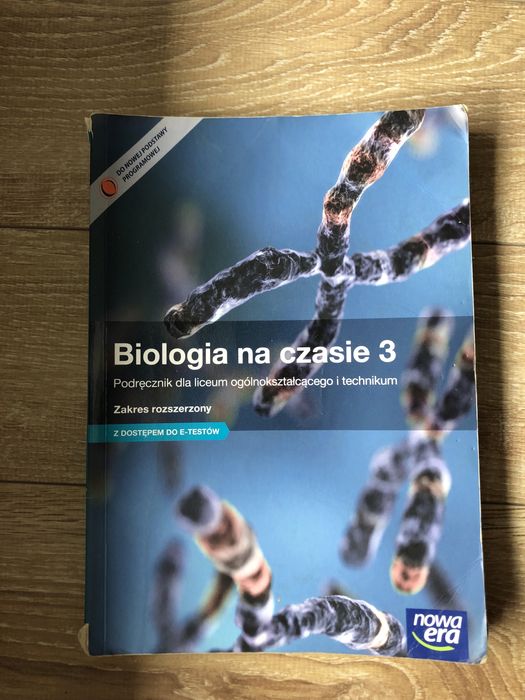 podręcznik "Biologia na czasie 3 rozszerzony Nowa Era