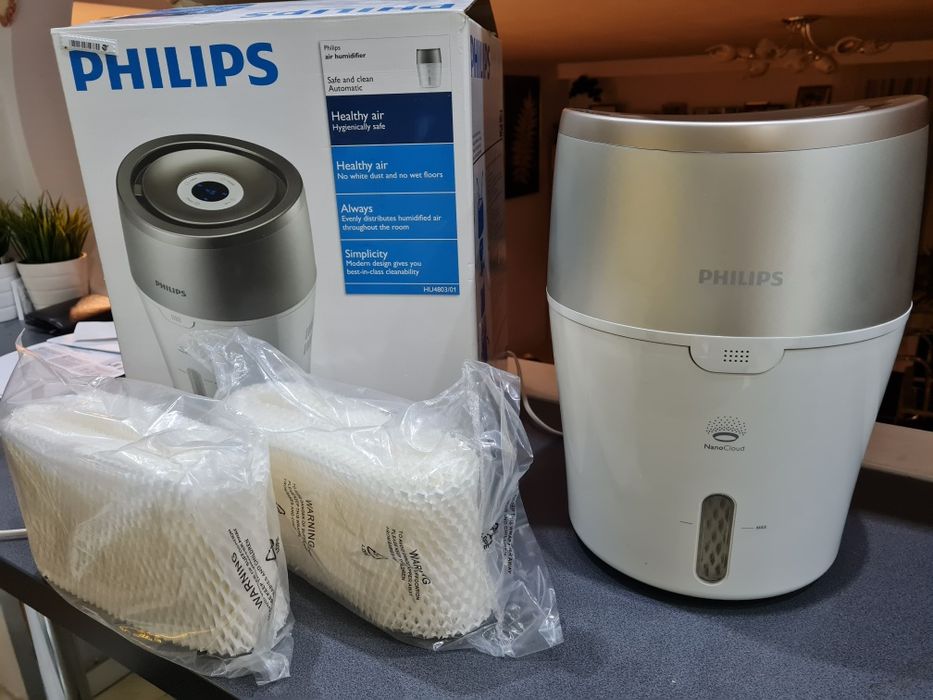 Nawilżacz Philips HU4803/01 plus nowe filtry