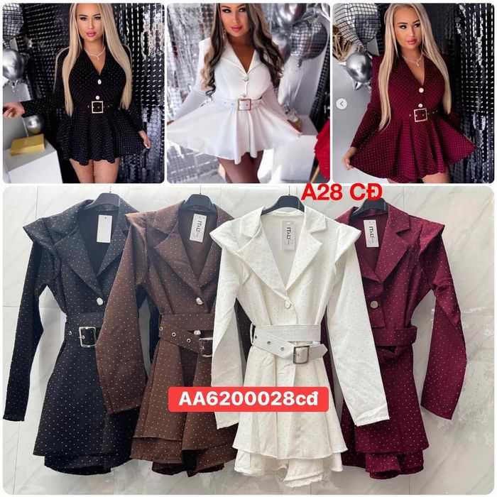 Kombinezony z paskiem uniwersalny rozmiar