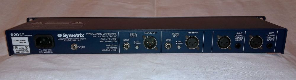 Apogee DA-16X Symetrix 620 Avid Accel Core конвертер аудіоінтерфейс