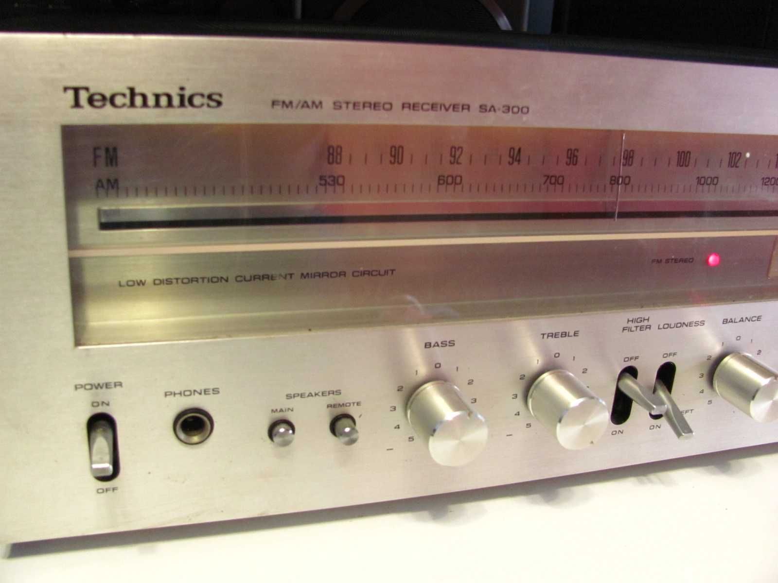 Amplituner wzmacniacz stereo TECHNICS SA-300 - retro vintage