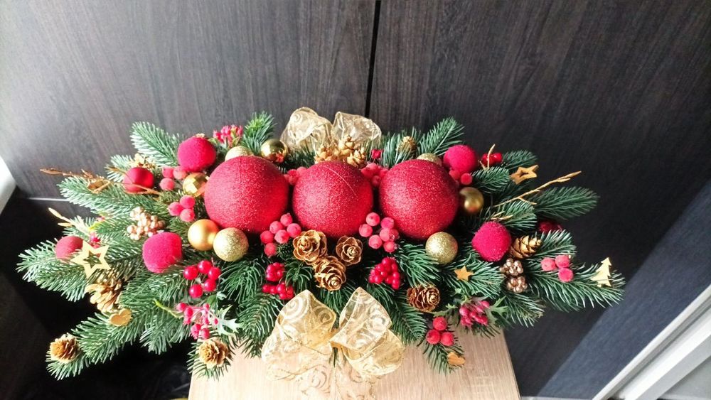 Новорічна композиція (65см) /Різдвяні / Святкові композиції /Декор