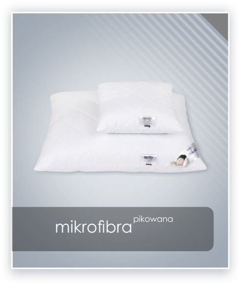 Poduszka AMZ MIKROFIBRA pikowana extra antyalergiczna 40x40 Biały