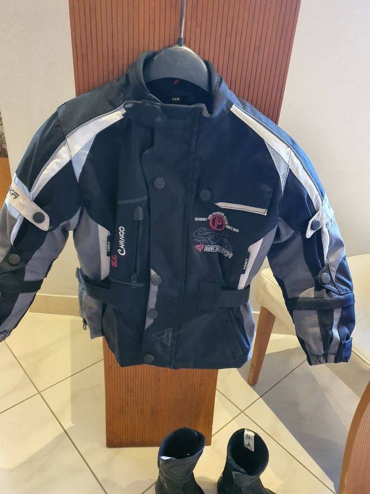 Kombinezon Strój motocyklowy dzieciecy Modeka EL Chango r. 116 + buty