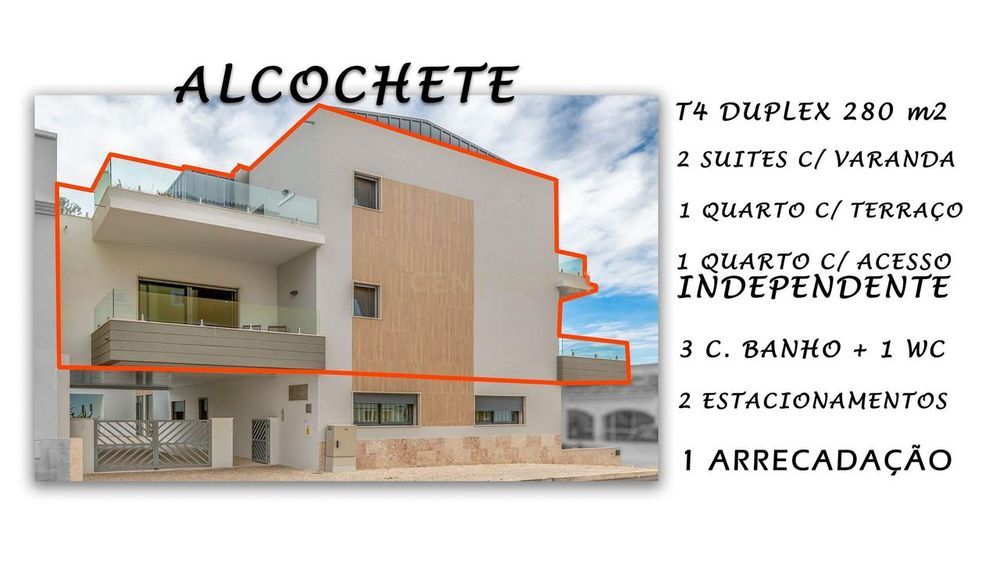Apartamento T4 duplex em Alcochete