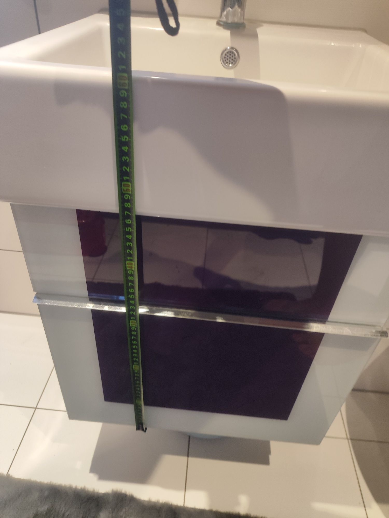Szafka 45 cm z umywalką plus bateria