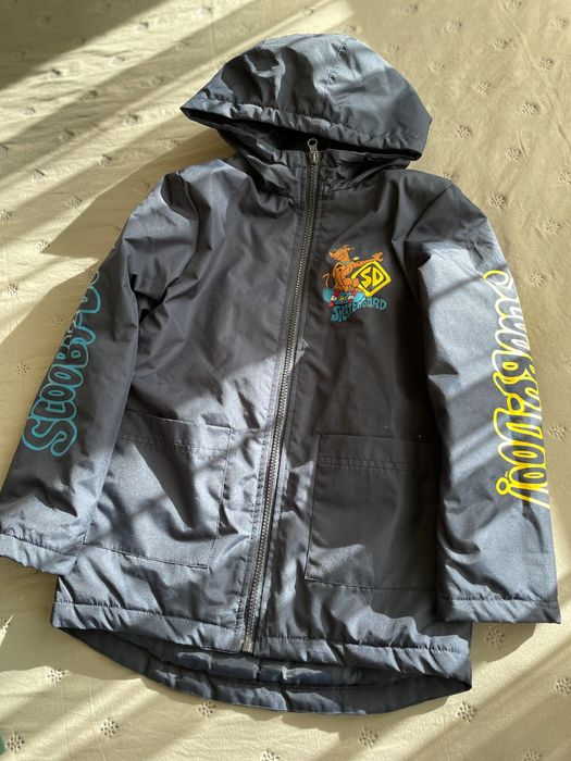 Kurtka chłopięca przejściowa granatowa rozm 128