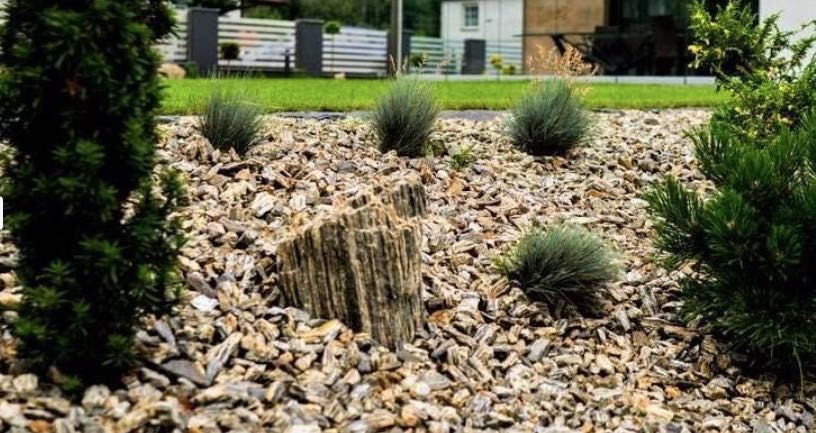 KORA KAMIENNA PŁUKANA Kamień do Ogrodu Kora Gnejsowa Grys Żwir