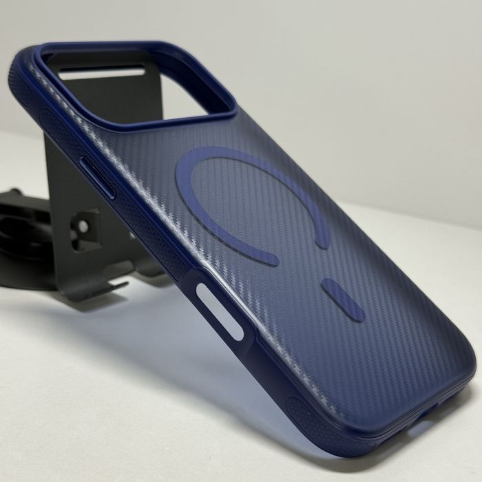 Чохол iphone 17 pro max матовий синій карбон. Чехол айфон 17 про макс