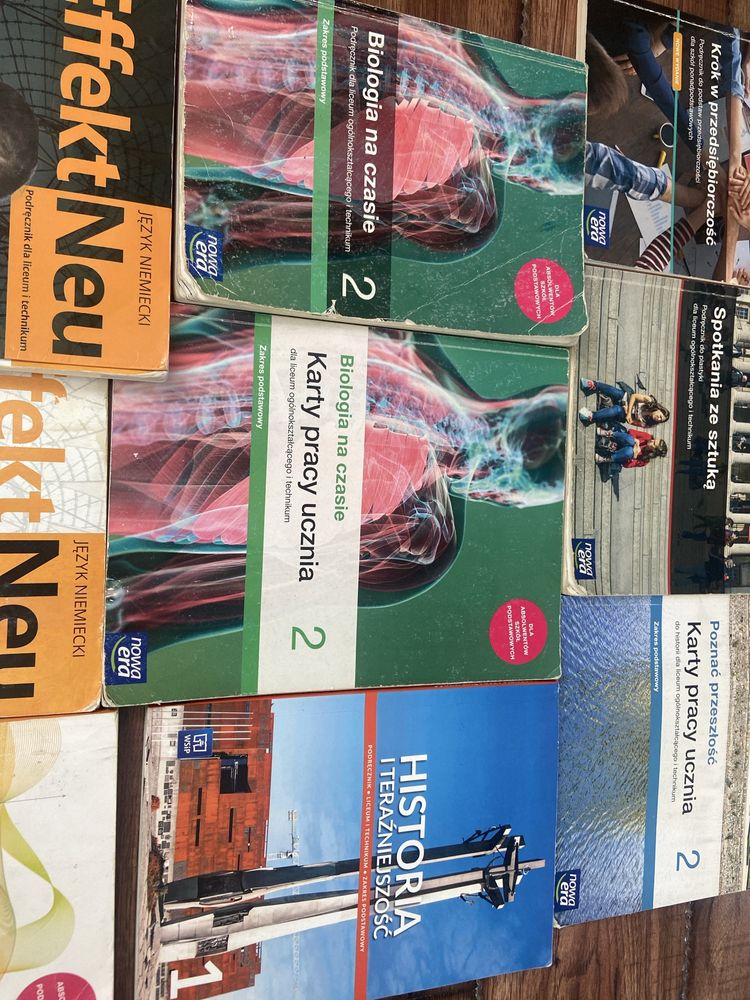 zestaw książek do 1 i 2 klasy