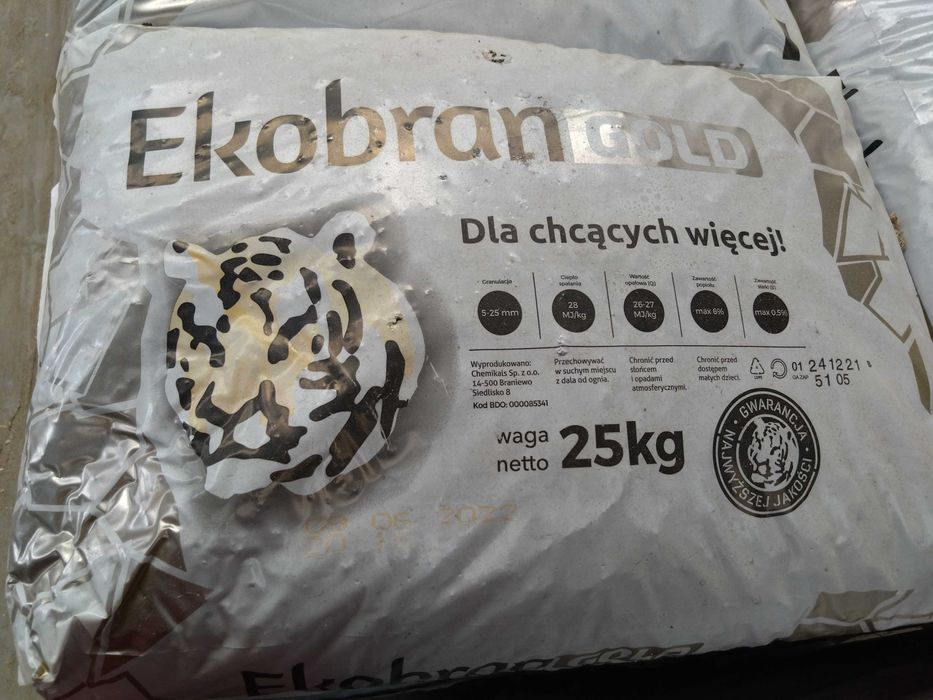 Ekogroszek EKOBRAN GOLD, transport tony GRATIS - Grójec, Warka, Chynów