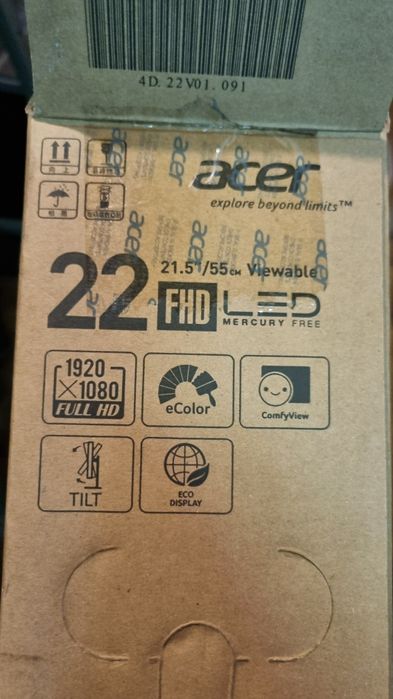 Monitor led 21,5" Led Acer FHD