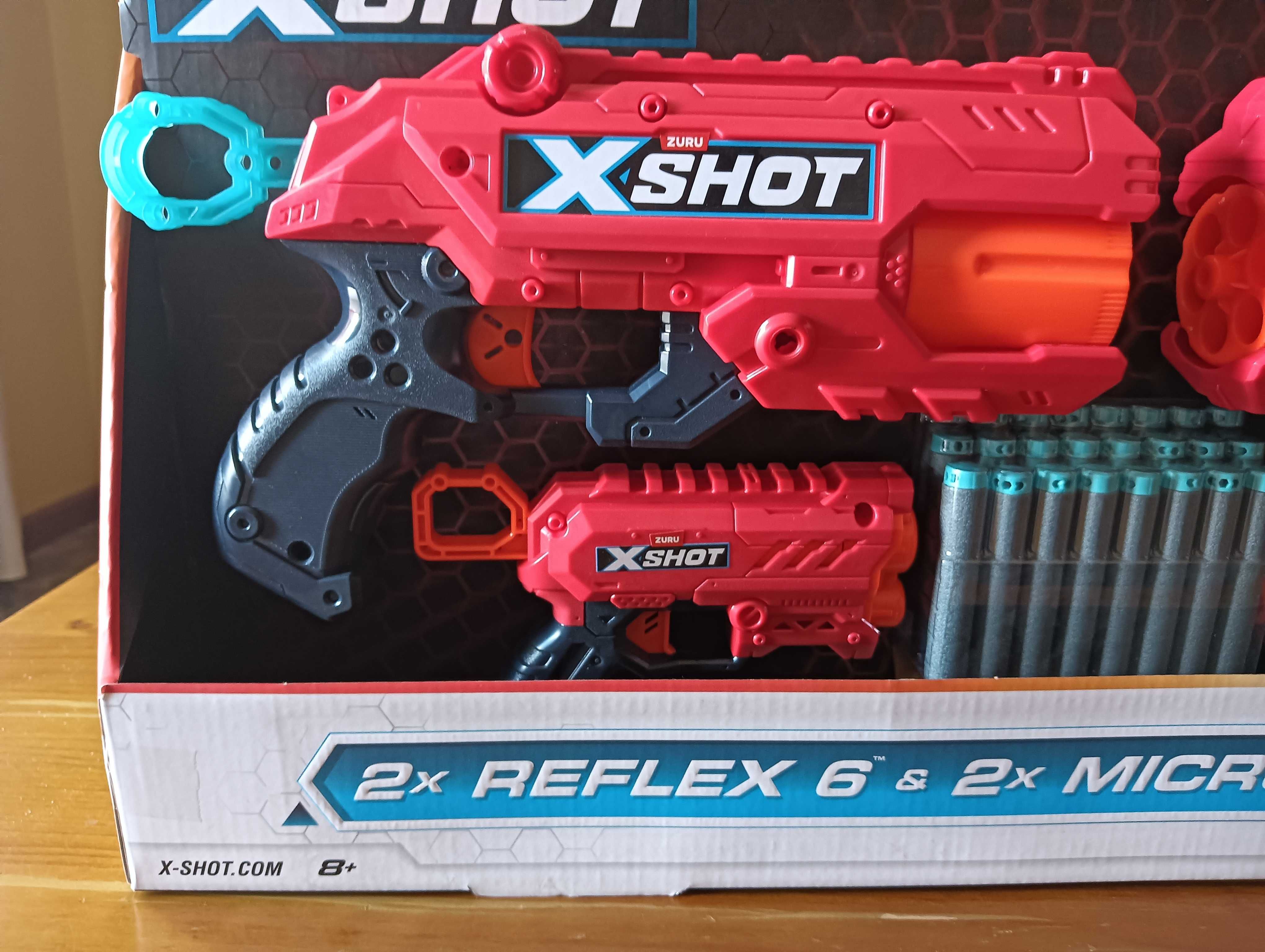 Nerf X-SHOT - Combo 4 lançadores + 24 dardos