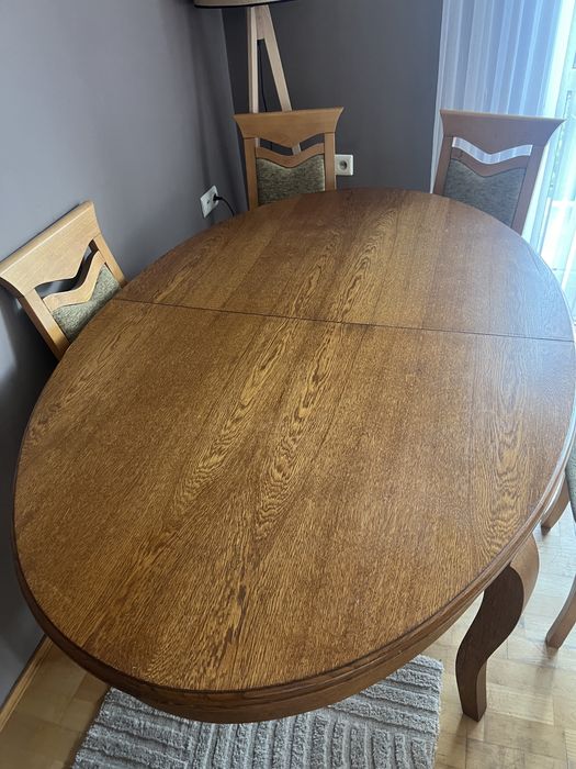 Stół dębowy, mozliwość rozłożenia