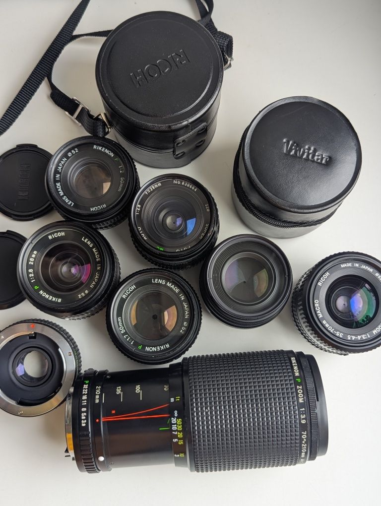 Обєктиви для Pentax K (Ricoh Rikenon та інші)
