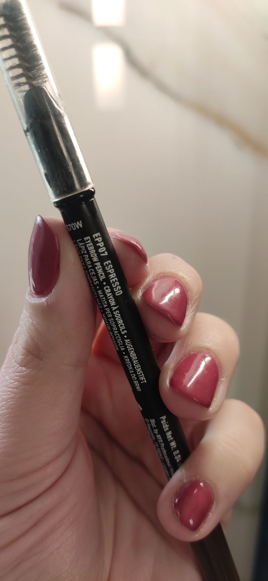 Kredka do brwi Nyx Espresso brow pencil powder