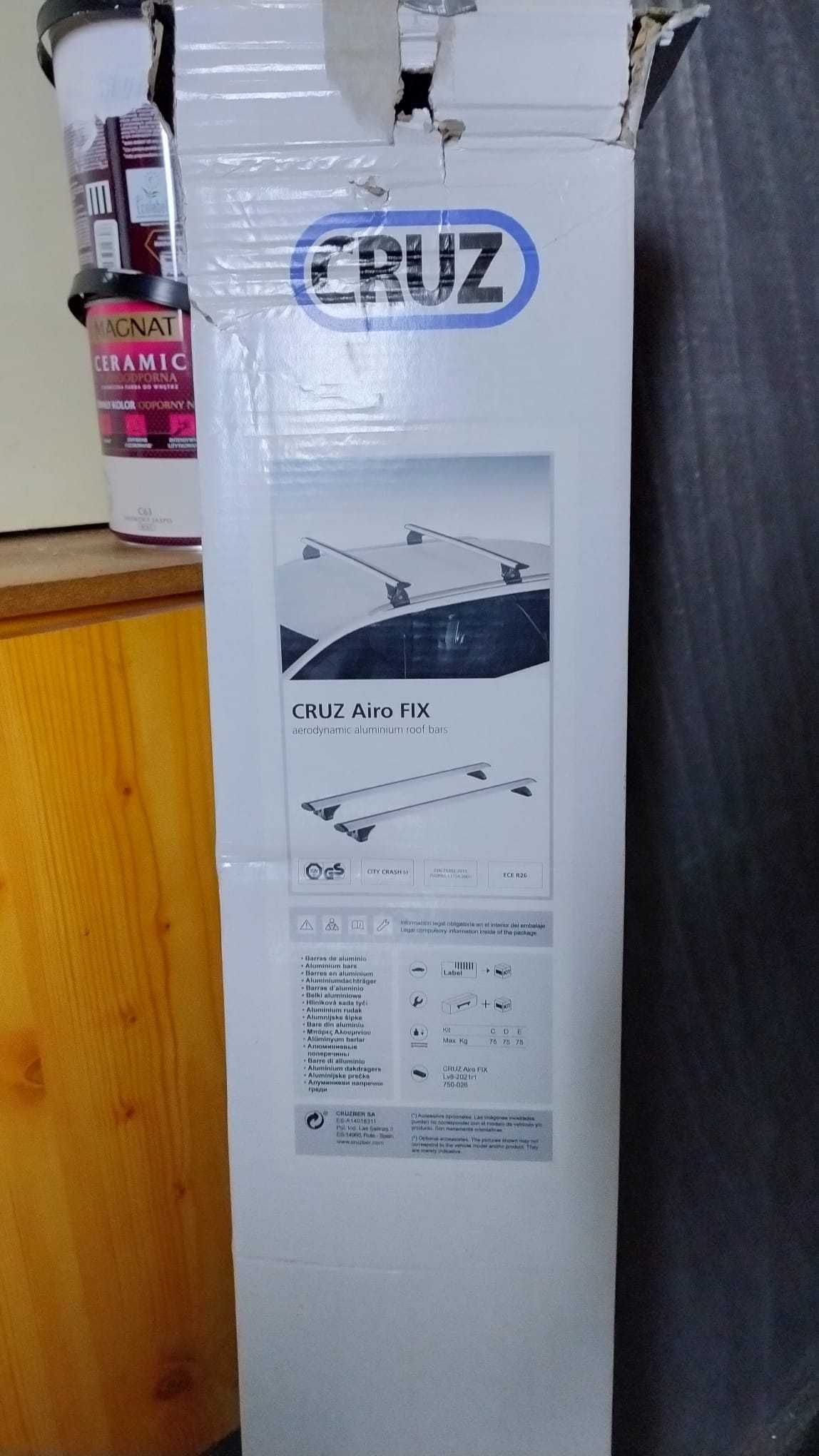 Bagażnik dachowy belki poprzeczki Cruz AiroFix936015 Mercedes Infinity