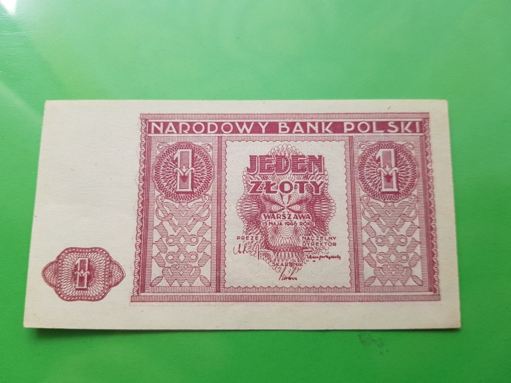 1 zł 1946 Polska powojenna