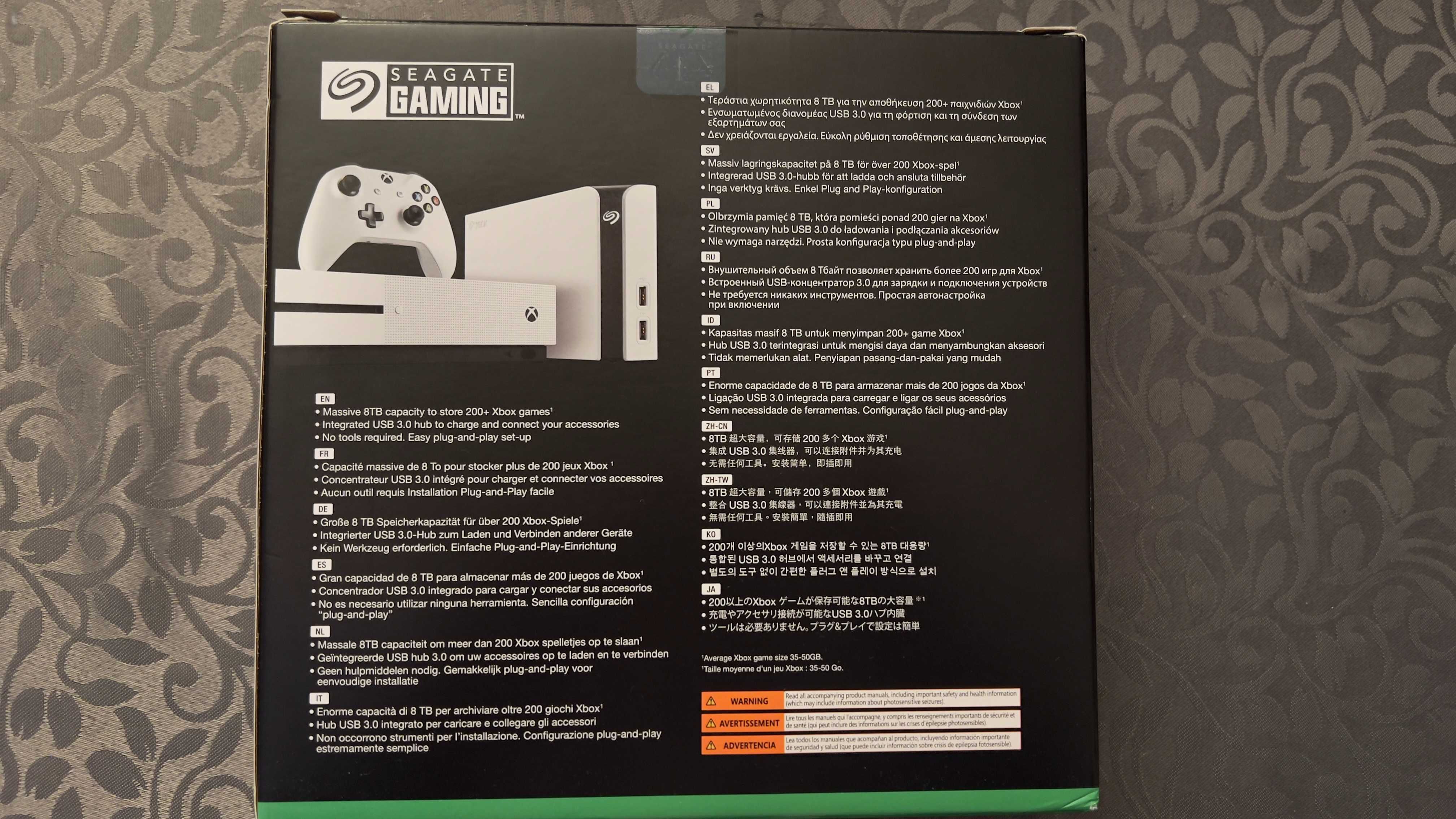 XBOX ONE/SERIES Seagate Game Drive Hub 8TB