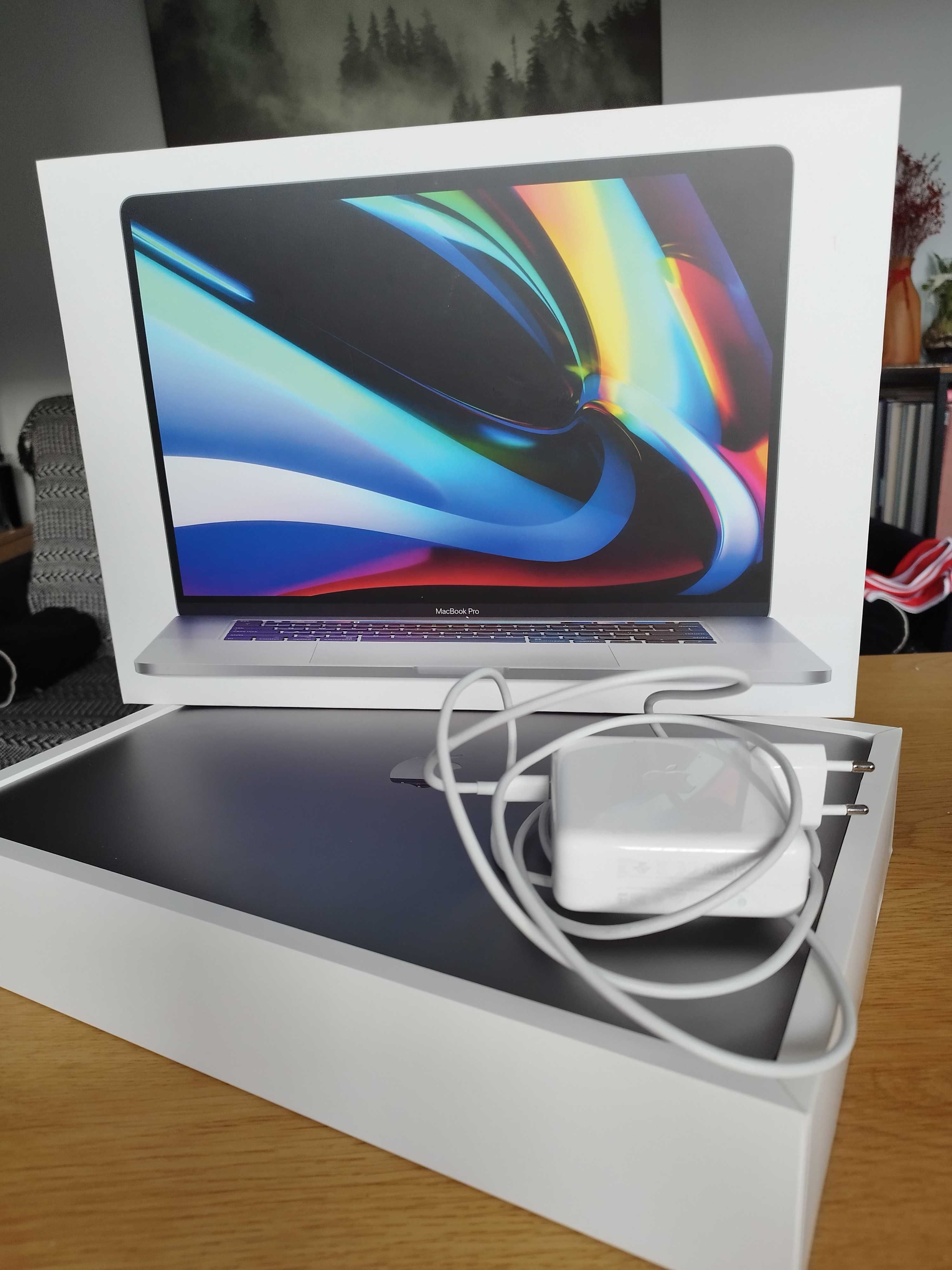 Apple MacBook Pro 16, i7, 32 GB, 512 GB, Radeon Pro 5300M, 109 cykli