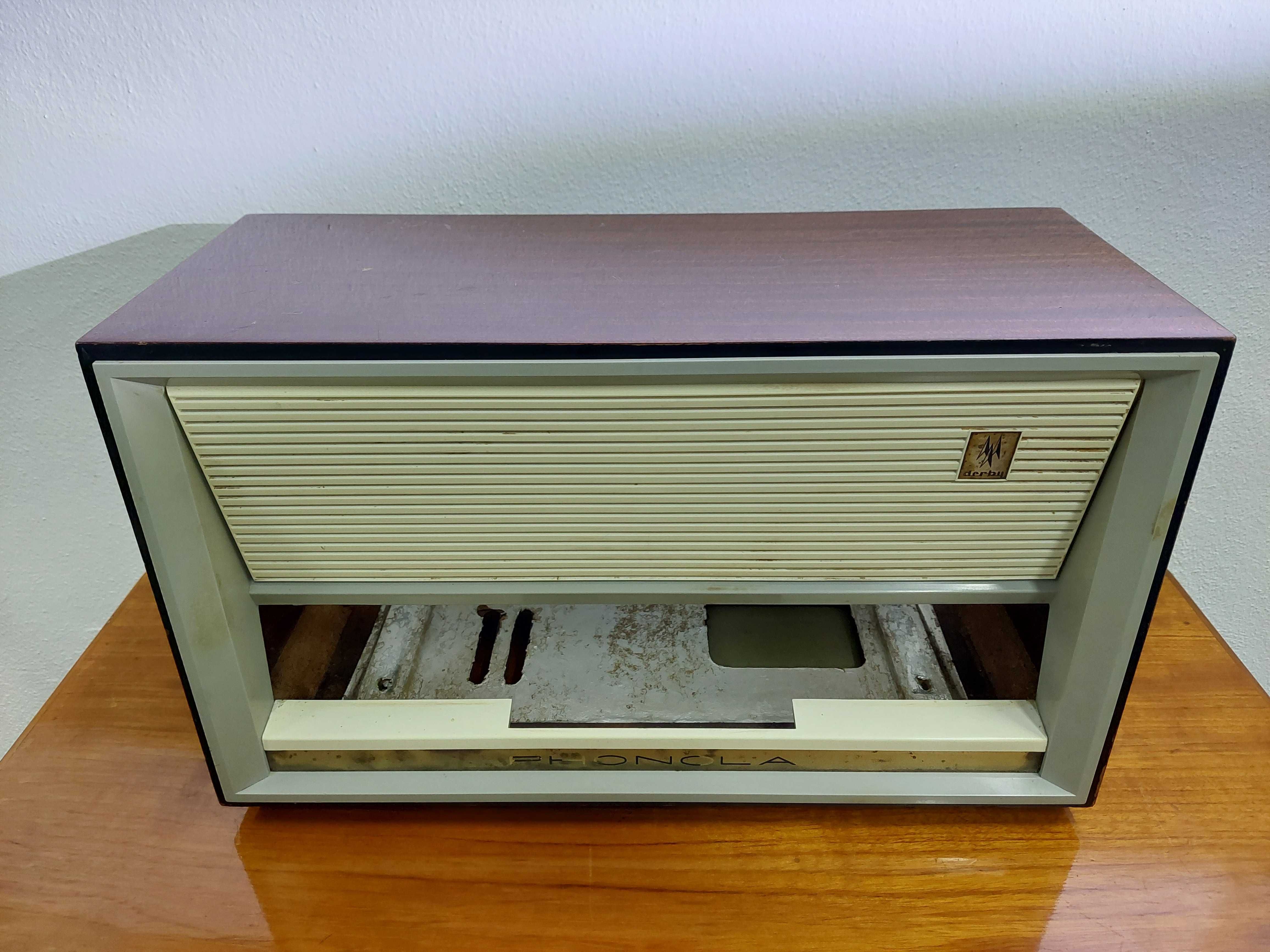 Caixa de madeira rádio Phonola Derby Modello 693-C