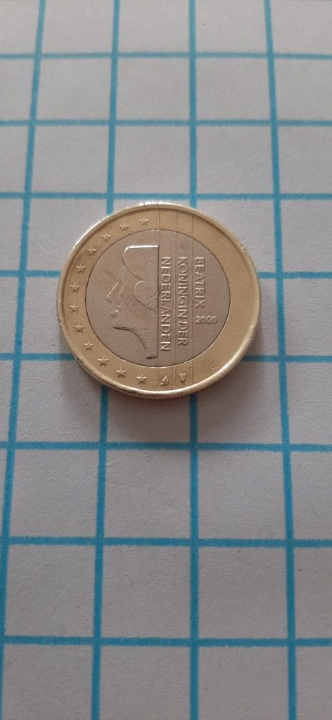 Moeda  1 euro   Holanda 2000