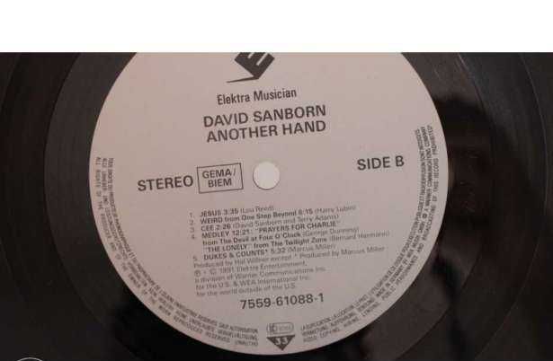 David Sanborn ‎– Another Hand (Vinil)