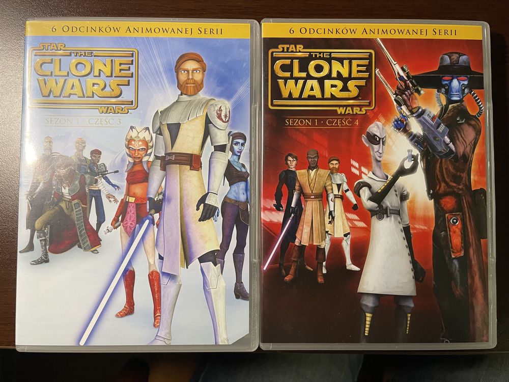 Star The Clone Wars DVD sezon 1-2