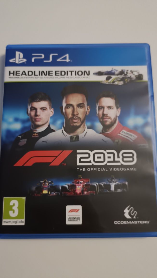 Gra na konsole PS4 formuła 1. 2018