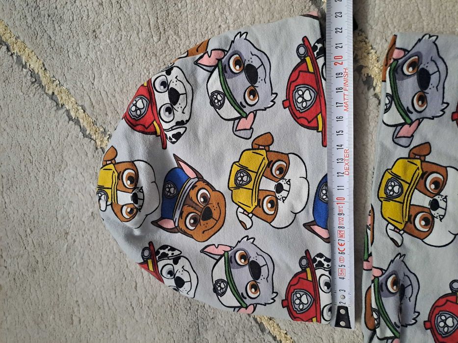 Komplet Czapka+komin chłopięca wiosenna- jesienna dla 3-4 latka