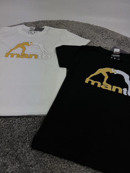 Футболка Manto Classic чорна біла усі розміри манто