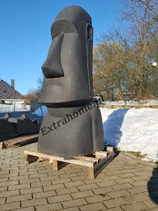 Rzeźba Moai H150cm ogromna Rzeźba - Wyspy Wielkanocnej do ogrodu