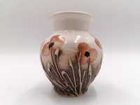 Nieduży ręcznie malowany wazonik wazon w maki