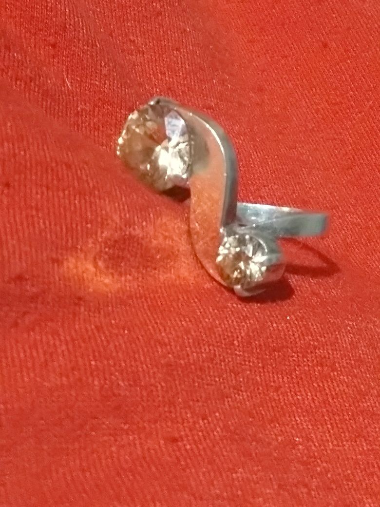Кольцо серебро позолота