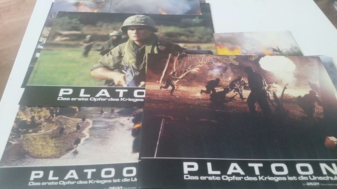 Platoon Pluton Olivier Stone lobby card