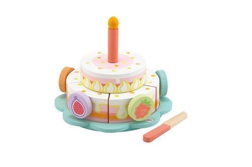 Drewniany Tort Urodzinowy