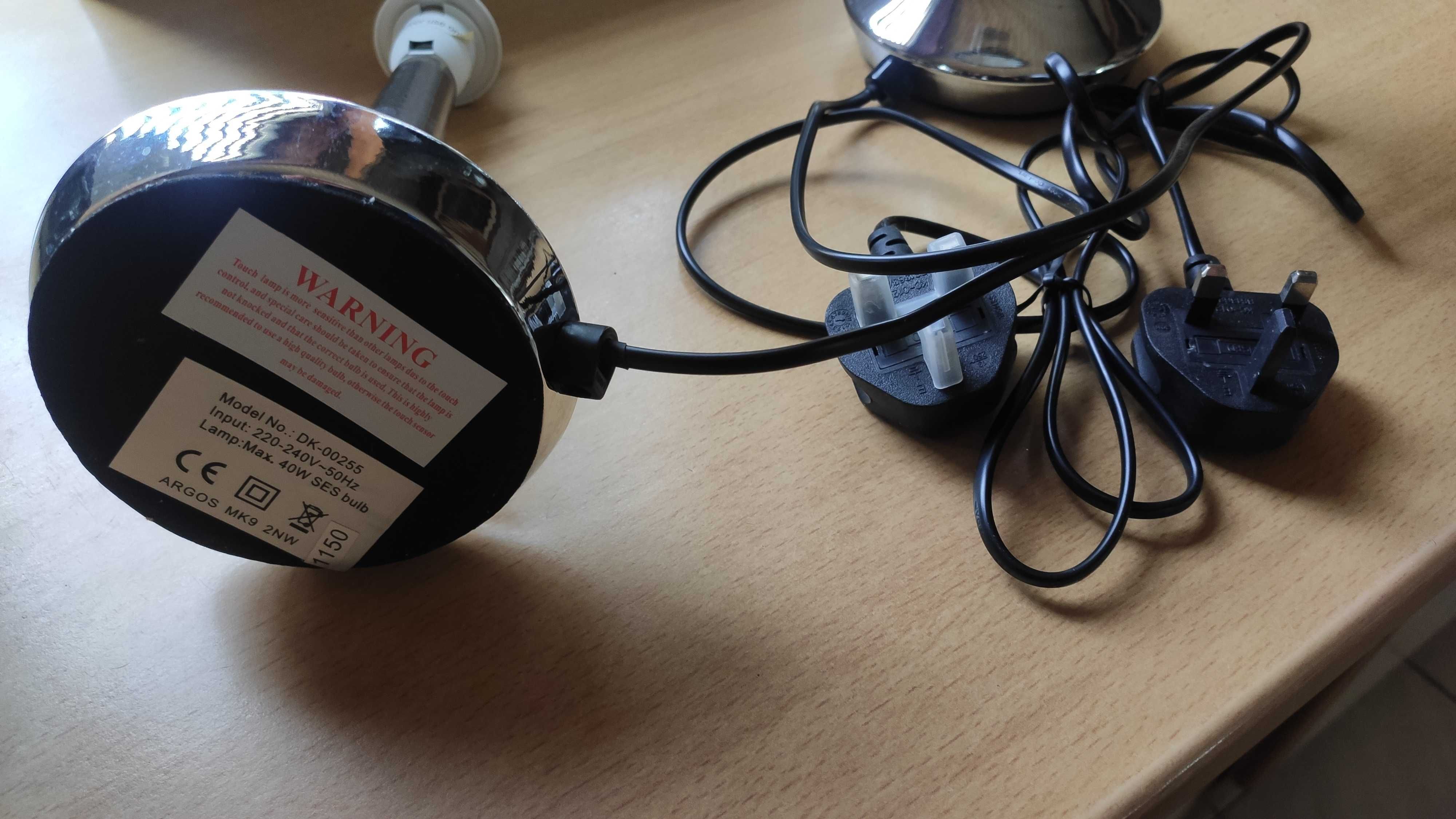 Lampy stołowe, dotykowe, ściemniacz, 2 szt.