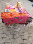 Nowa patchworkowa sofa podłogowa, palety