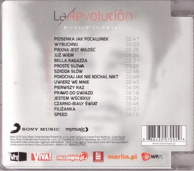 Płyta MICHAŁ WIŚNIEWSKI - La Revolucion 2013 Ich Troje