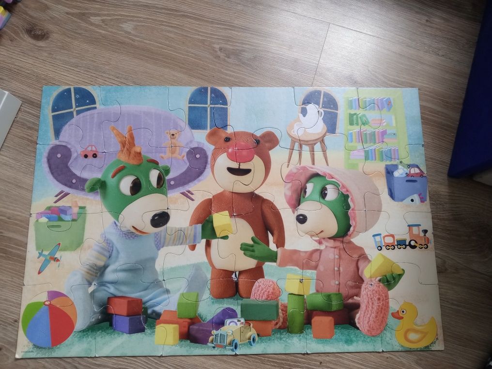 Puzzle duże dwa obrazki