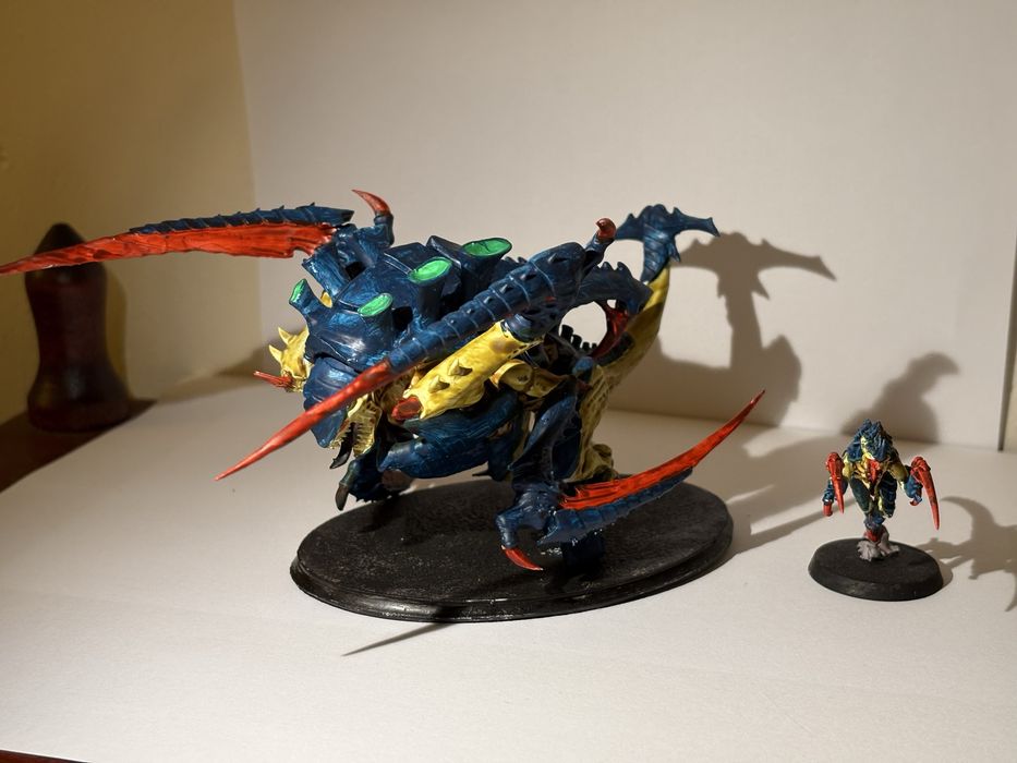 Tyranidzi mix/proxy. Carnifex, hormagaunt, warriors